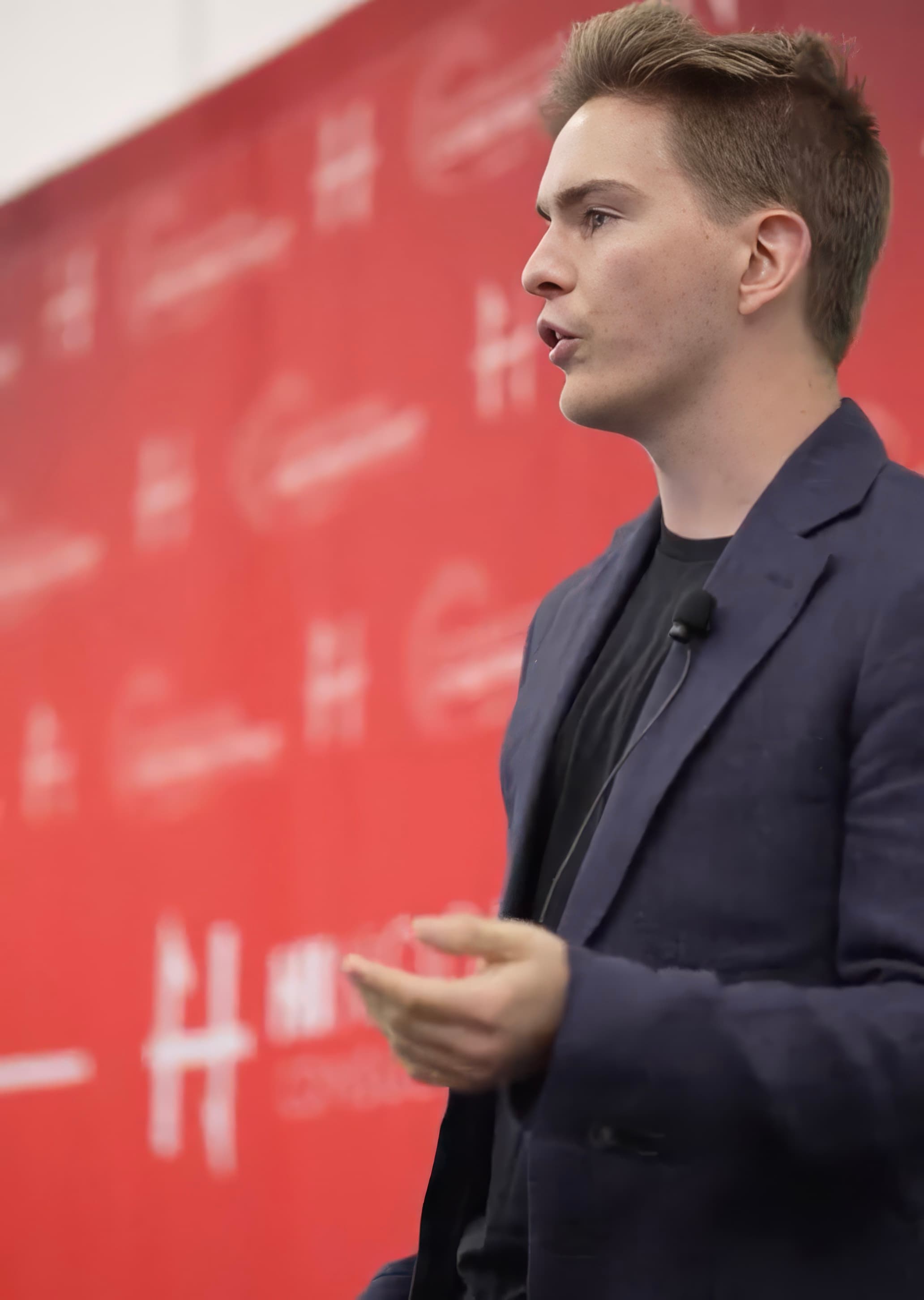 Ethan Kolasky presenting