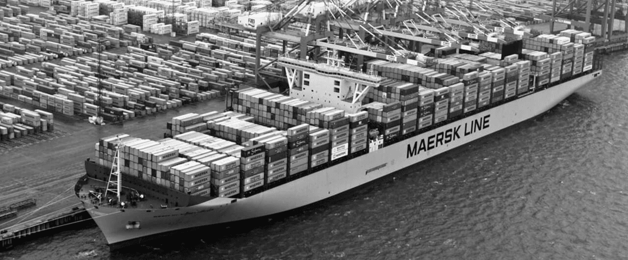 Cargo container ship